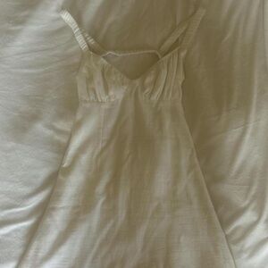 isabelle’s cabinet white mini dress